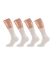 TRAA Sports socks white (4 pairs)