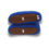 DINA  Warm Wool Slippers with White Collar – Blue up to Size 46