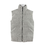 Body warmer 100% wool light gray