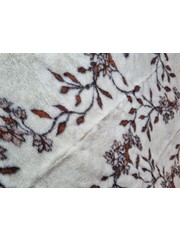 DINA wollen deken bloemenprint 160*200cm (ecologisch)