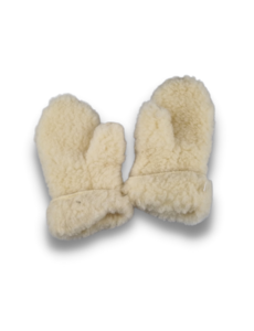 DINA wool mittens - white -