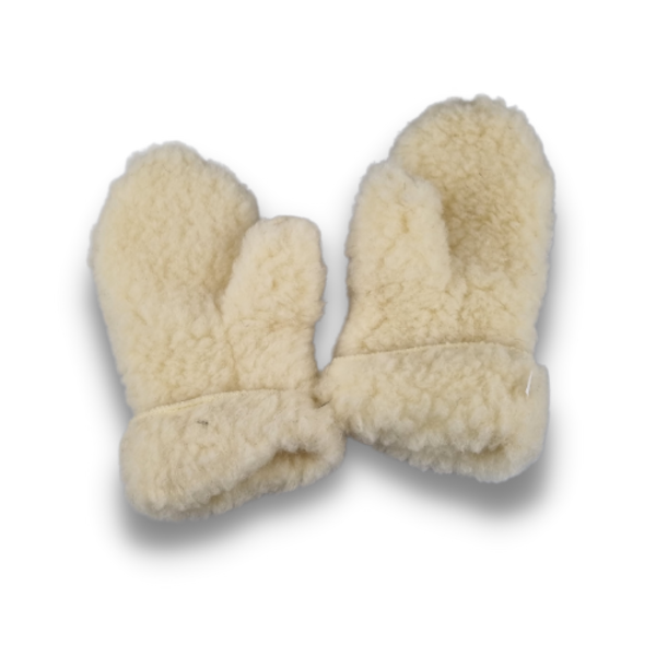 DINA wool mittens - white -