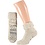 woolen home socks anti-slip light grey