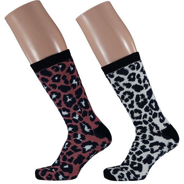 Home socks panther print 2-pack