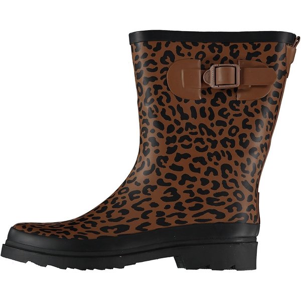 rubber boots leopard print