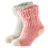 Baby wool socks girl pink/grey 2-pack
