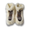 DINA woolen slippers snowflake golden brown - high model