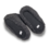 DINA High-top black wool slippers with anti-slip soles 36-42