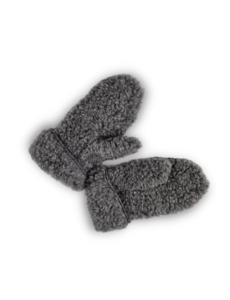 DINA wool mittens - anthracite