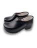 DINA Arbeitsclogs - geschlossener Absatz - PU-Clogs - Schwarz - Unisex