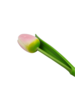  Wooden tulip pink on stem with leaf 30cm