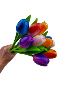  Bouquet of wooden tulips (10, 20 or 30 pieces)