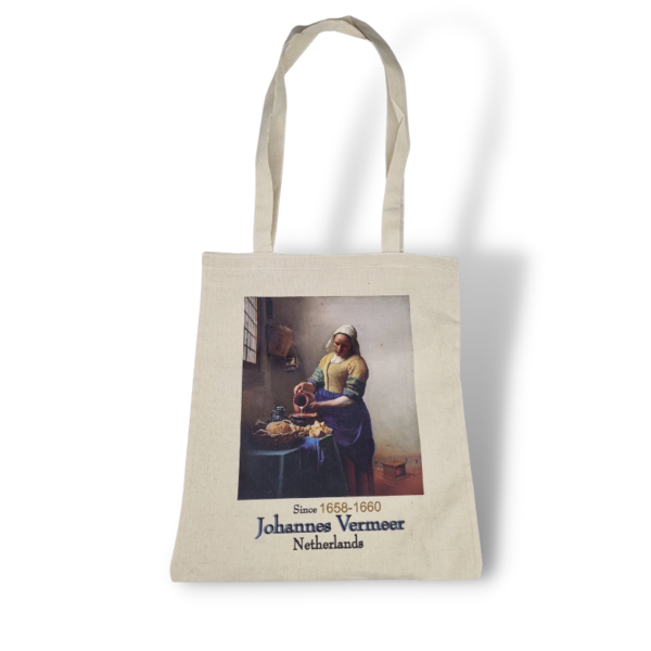 DINA Segeltuchtasche Milchmagd- Johannes Vermeer 40*30cm