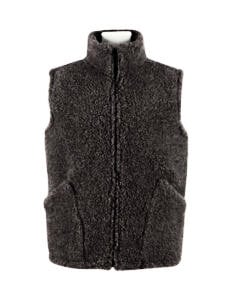  Wonderfully Warm Bodywarmer made of 100% Sheep Wool – Anthracite