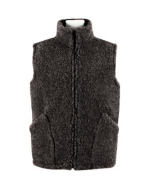  Heerlijk Warme Bodywarmer van 100% Schapenwol – Antraciet