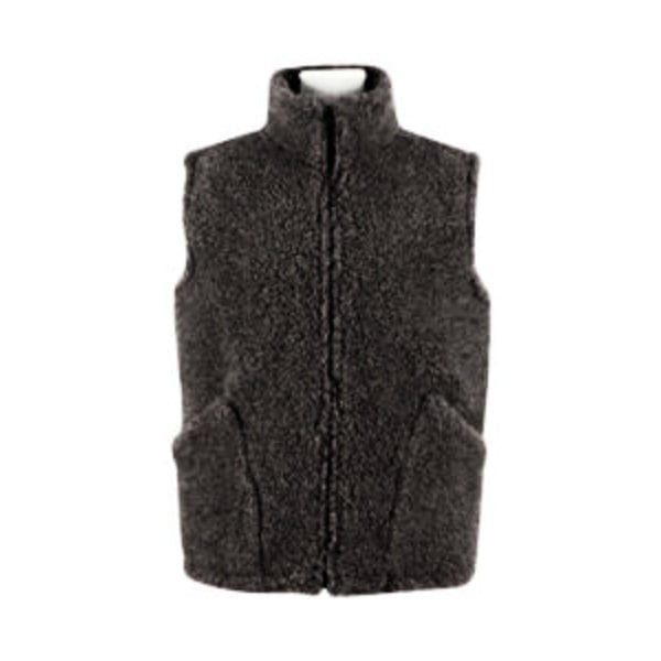 Wonderfully Warm Bodywarmer made of 100% Sheep Wool – Anthracite