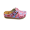 DINA Japanese spring blossom clogs - plastic sole and medical footbed - by Dina