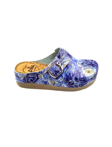 DINA Starry Night Van Gogh collection - synthetic sole and medical footbed - by Dina