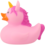 Rubber duck - pink Unicorn