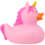 Rubber duck - pink Unicorn