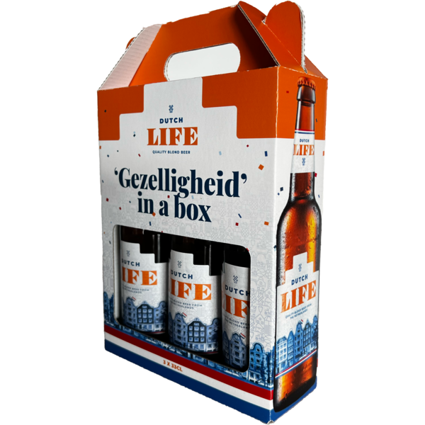 Dutch Life Blonde Beer - gift box 3 beers