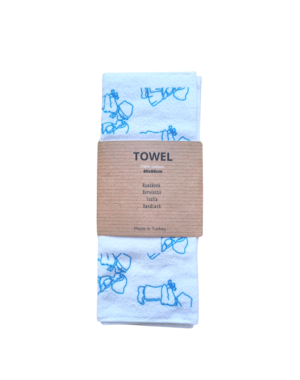 Toweltje Toweltje Blue küsst Paar