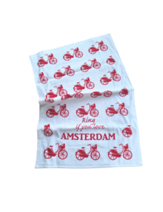 Toweltje Küchenhandtuch mit roten fahrrädern