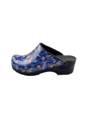 DINA NEW - Stars in the night - van Gogh style - soft footbed with black PU sole