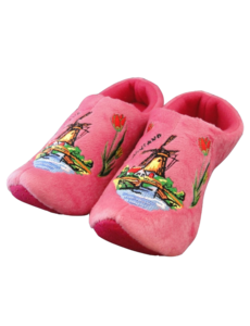  Clog Hausschuhe Windmühle Pink