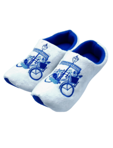  Holland slippers bicycle Delftblue