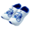 Delfter blaue Clog-Hausschuhe mit Fahrrad