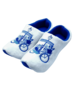  Klomppantoffels Delftsblauw met fiets