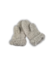 DINA wool mittens - light gray