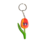 TRAA Tulip keychain with your text or logo - colors in mix