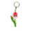 TRAA Tulip keychain with your text or logo - colors in mix