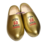 TRAA Goldene Holzschuhe mit Ihrem eigenen Logo/Foto/Text