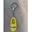 Clog key rings yellow with logo