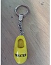  Clog key rings yellow with logo