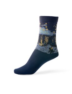  van gogh starry night socks - one size