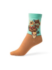  socks van Gogh - sunflowers