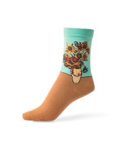  socks van Gogh - sunflowers