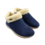 DINA NEW - slippers with wool lining and hard sole - Color Blue
