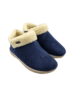 DINA NEW - slippers with wool lining and hard sole - Color Blue