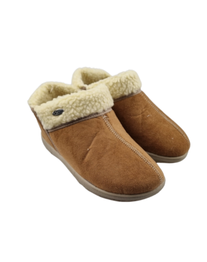 DINA sloffen voering van wol en harde zool - 36-37-38 (kies uit beige, blauw en rood)