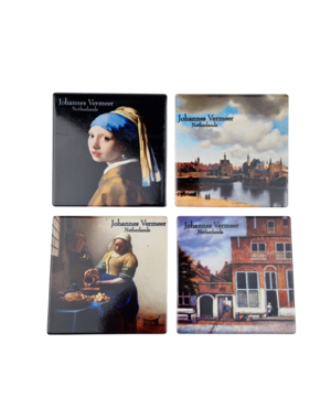  Onderzetters Johannes Vermeer collectie