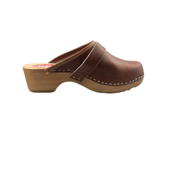 DINA Schwedische Clogs klassisch braun - Unisex -