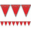 Wimpelkette Bauerntaschentuch rot - 366cm lang