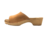 DINA Holzsandalen mit Wildleder – Wildleder beige