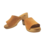 DINA Holzsandalen mit Wildleder – Wildleder beige