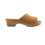 DINA Holzsandalen mit Wildleder – Wildleder beige